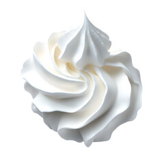 fresh shaving foam isolated on_ transparent background