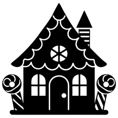 A cartoon illustration shows a cozy cottage, a simple house design with a prominent tree as a key architectural element on the estate