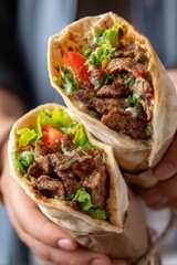 Delicious Beef Kebab Wraps Filled with Fresh Veggies – World Kebab Day