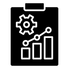 Reporting Glyph Icon