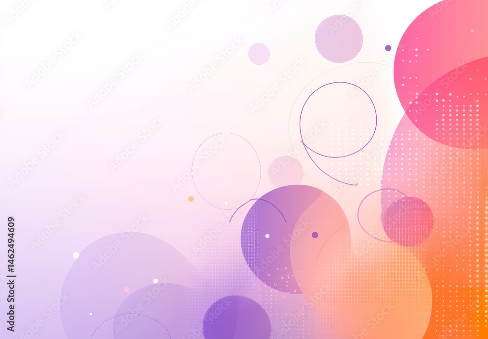 Poster overlapping gradient shapes with abstract designs are suitable for multiple purposes including desig