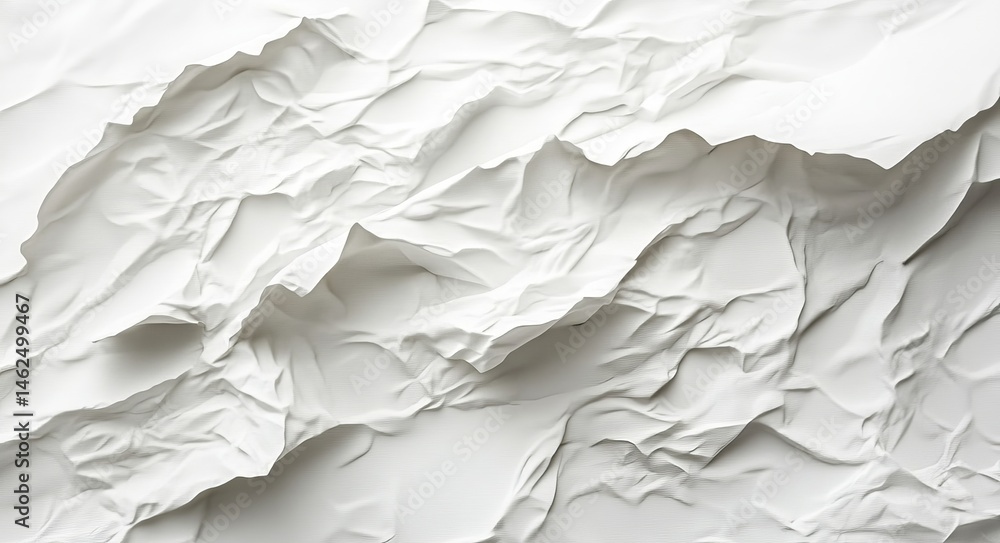 Poster diagonal cracks add an elegant touch to an abstract white texture, making it a versatile background 