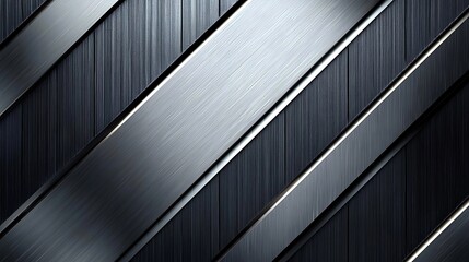 Obraz premium High-tech metallic texture with diagonal line