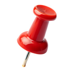 Red Push Pin HighResolution Image for Download isolated on transparent background