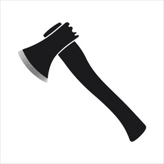 AXE SILHOUETTE VECTOR ICON ILLUSTRATION