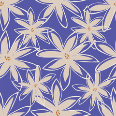 Fototapeta premium seamless floral background