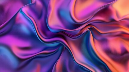 Obraz premium Abstract vibrant fabric design with flowing textures.