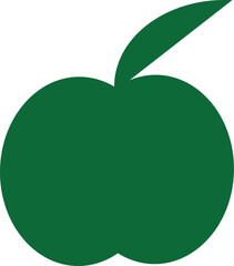 green apple vector illustration