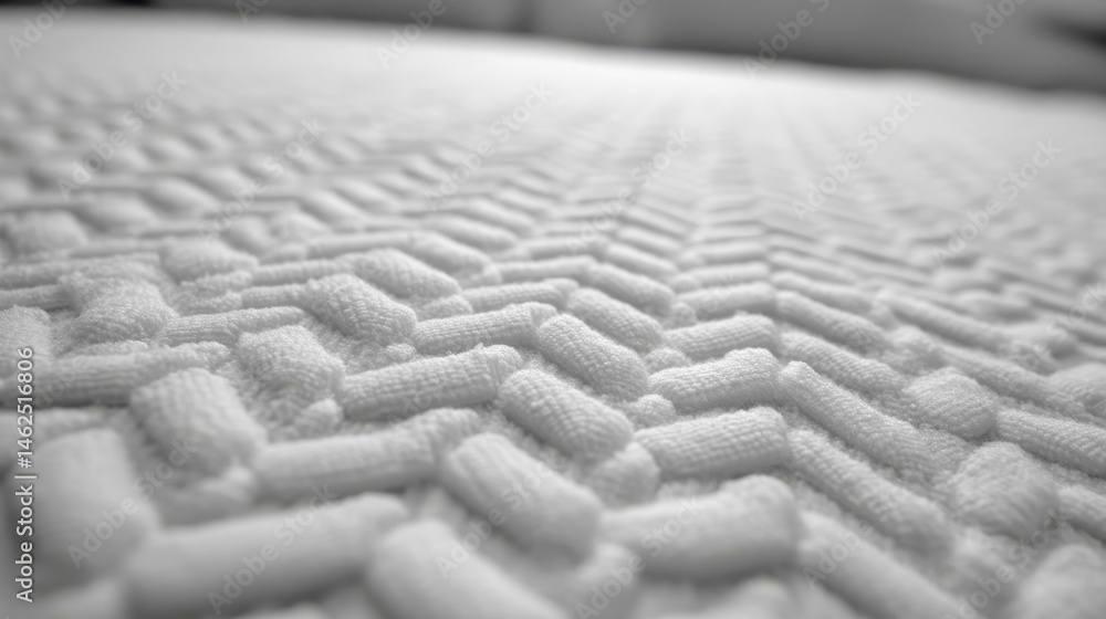 Fototapete Monochrome palette presents a subtle chevron motif on a textured gray surface, creating a modern and elegant atmosphere with ample copy space