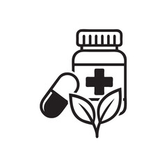 herbal medicine vector