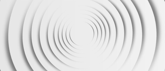 Abstract gray background made from centered relief circles