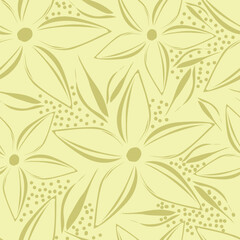 seamless pattern with flowers