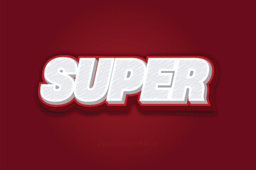 text effect super 