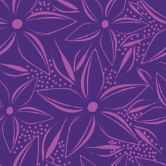 Fototapeta premium seamless floral pattern