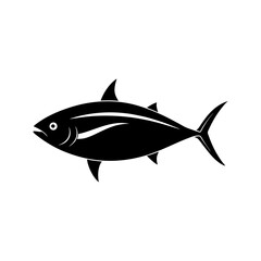 tuna fish vector silhouette