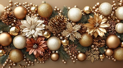 Elegant Christmas Ornament Arrangement