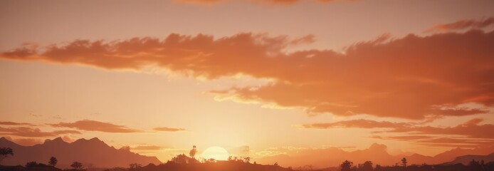 Aged paper texture, warm sunset hues, retro style, vintage, pattern, vibe