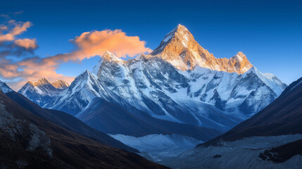 Fototapeta premium sunrise in the mountains