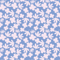 Trendy stylish Hand drawn floral pattern with paisley and indian flower motifs. damask modern style pattern , Design for fashion , fabric, textile, wallpaper , wrapping and all prints
