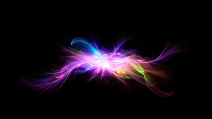 abstract background with glowing lines