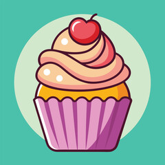 cup cake vector