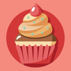 cup cake vector