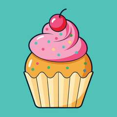 cup cake vector