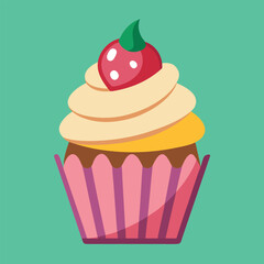 cup cake vector