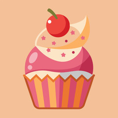 cup cake vector