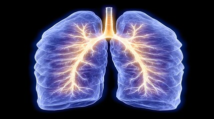 of human anatomy and circuitry flowing with soft neon energy