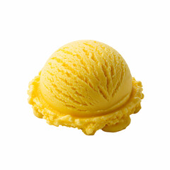 Yellow Ice Cream Scoop Photo