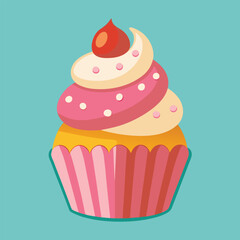 cup cake vector