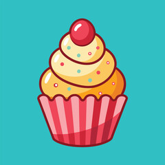 cup cake vector