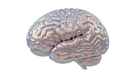 Isolated Brain with Target Focus Concept