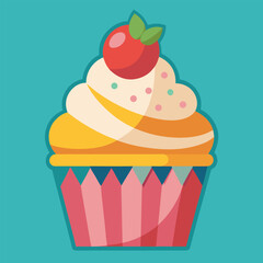 cup cake vector