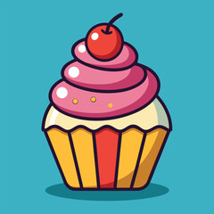 cup cake vector