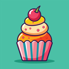 cup cake vector