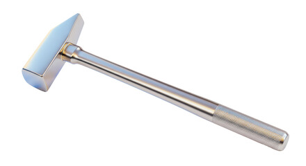 Isolated Metallic Hammer With Silver Hues