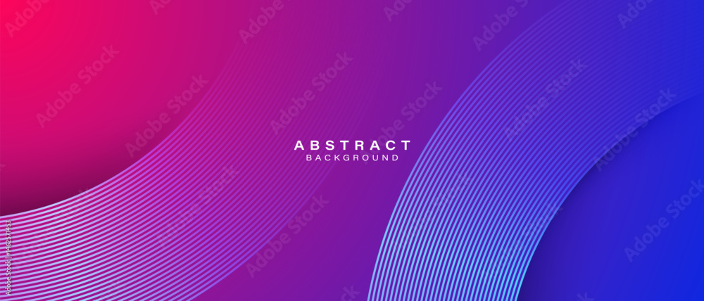 Canvas Prints colorful gradient abstract background with glowing geometric lines. creative design. minimalist styl