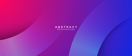 Colorful gradient abstract background with glowing geometric lines. Creative design. Minimalist style. Suit for cover, poster, banner, brochure, website, flyer, book