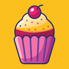 cup cake vector