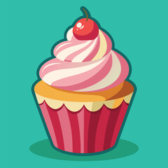 cup cake vector