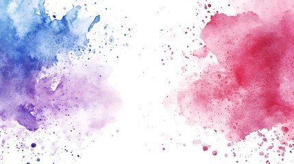 Obraz premium Soft watercolor strokes in pastel colors
