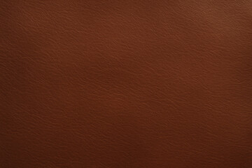 Fototapeta premium A close-up view of a rich brown leather texture, showcasing its smooth surface and natural grain. Ideal for design projects related to fashion, interiors, or luxury goods.