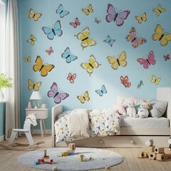 Butterfly Aesthetic Wallpaper | Butterfly Images | Butterfly Background Images | Butterfly painting on Home Wall