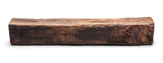 Aged rustic wooden beam
