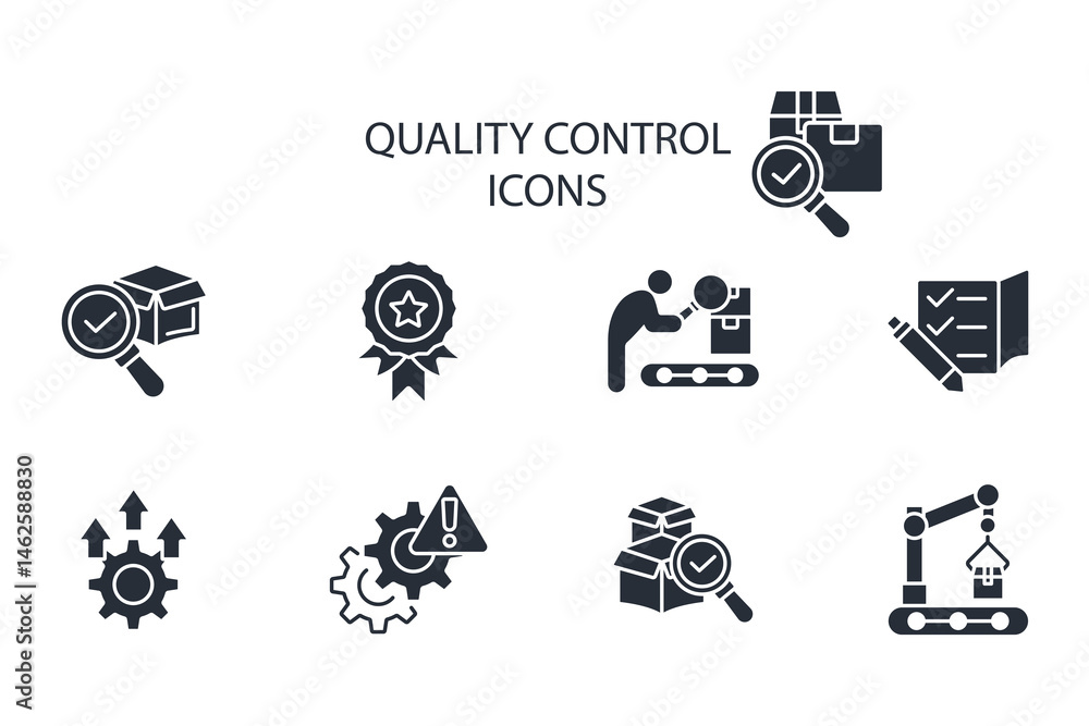 Poster quality control icon. vector.editable stroke.linear style sign for use web design,logo.symbol illust