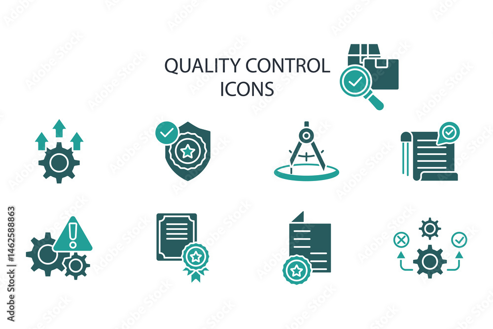 Poster quality control icon. vector.editable stroke.linear style sign for use web design,logo.symbol illust