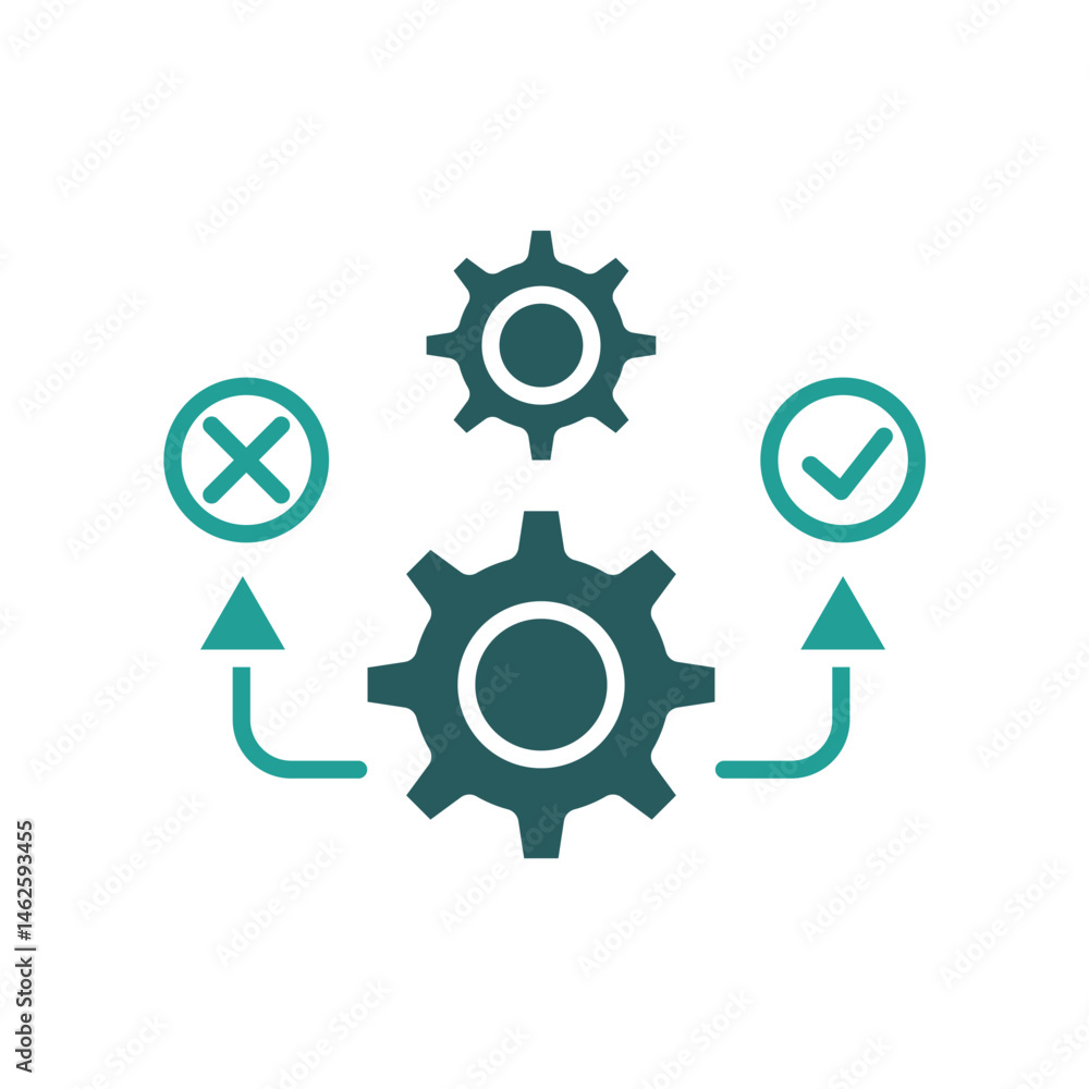 Poster testing icon. vector.editable stroke.linear style sign for use web design,logo.symbol illustration.