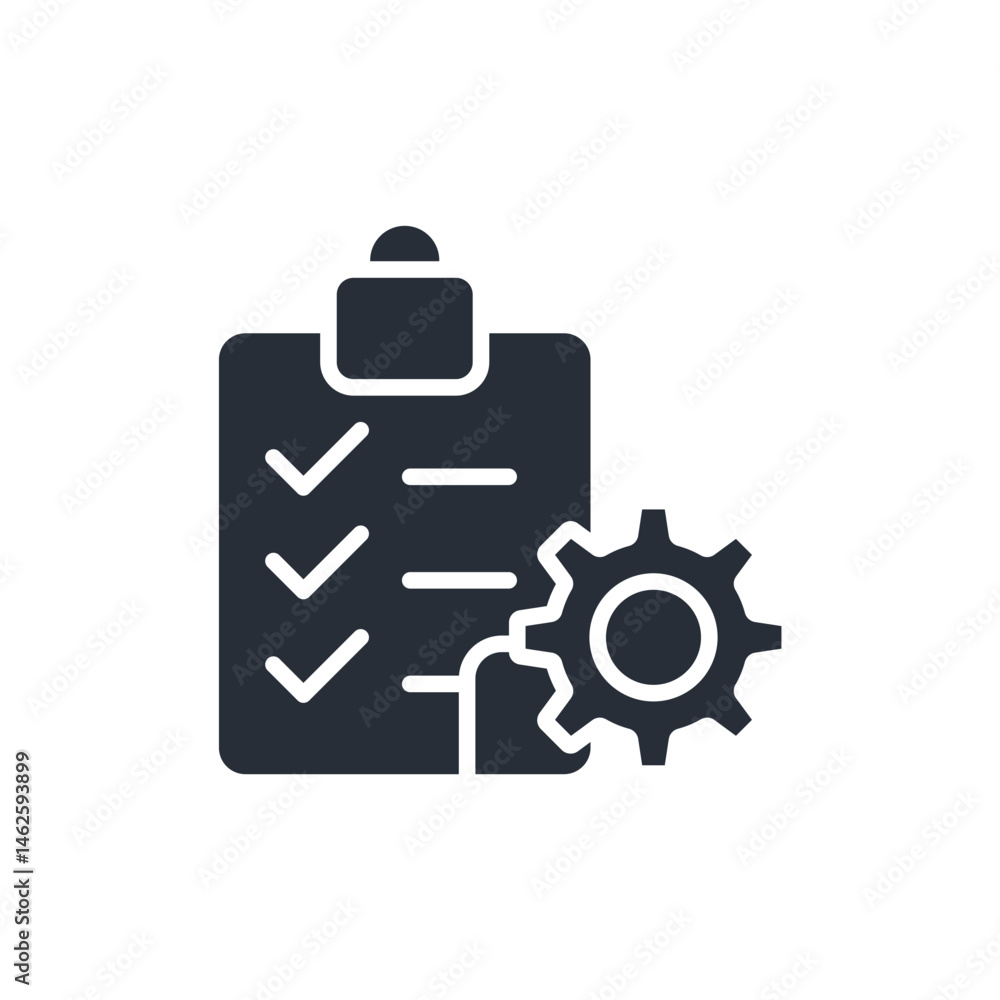 Poster specification icon. vector.editable stroke.linear style sign for use web design,logo.symbol illustra